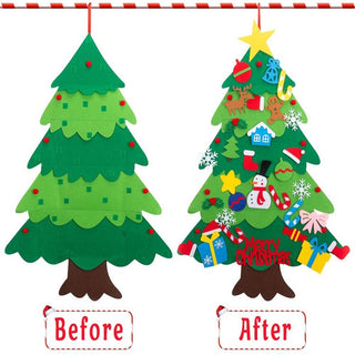 Cots and Cuddles DIY Felt Christmas Tree Decoration Kit for Kids