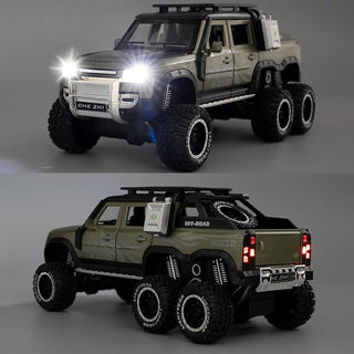 Premium Quality Die Cast Simulation Pull Back Sports Toy Car (Defender) (Black)