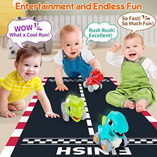 Cool Dinosaur Design Friction-Powered Car Toy