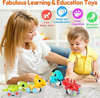 Cool Dinosaur Design Friction-Powered Car Toy