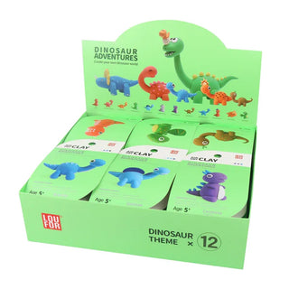 Cute Dinosaur Air Dry Clay DIY Kits for Kids (1 pcs) (Random Animal)