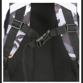 Dino Design Backpack with Front Rectangle Pocket