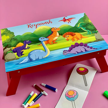 Personalized Folding Table - Dinosaur (PREPAID)