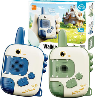Dinosaur Design Walkie Talkies - 2-Way Radio Toy for Adventures & Games
