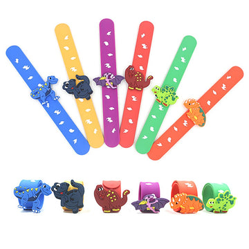 Dinosaur Slap Bands for Kids - Fun and Colorful Bracelets for Parties and Playtime - 1pc