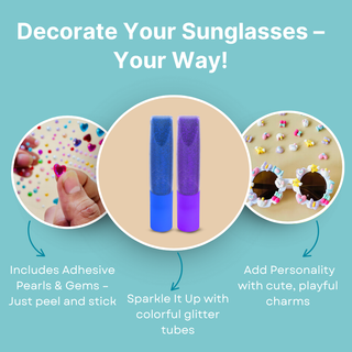 Cots and Cuddles DIY Flower Sunglasses Decoration Kit for Kids