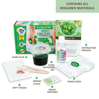 Diy Kiwi Cube Slime Kit