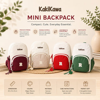 KakiKawa Mini Backpack – Cute Compact Bag for Kids & Teens | Perfect Gift