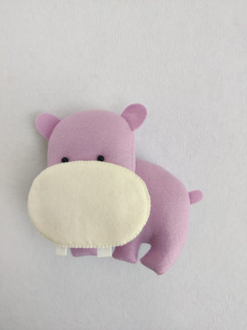 Cute and Cuddly Felt Hippo: Soft Plush Toys for Toddlers Kids (PREPAID ORDER)