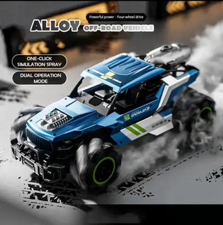 4WD RC Monster Truck – 2.4GHz Off-Road Drift & Smoke Toy Car with LED Lights