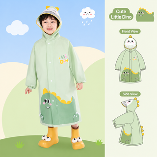 Adorable Cartoon Animal Raincoat for Kids (Only Raincoat)