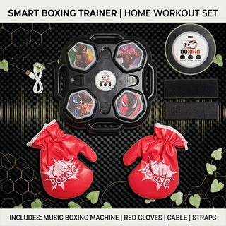 Avengers Music Boxing Target Set with LED Lights & Boxing Gloves