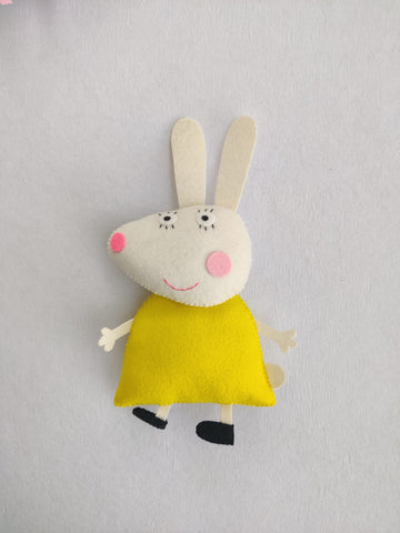 Cute and Cuddly Felt Miss Rabbit : Soft Plush Toys for Toddlers Kids (PREPAID ORDER)