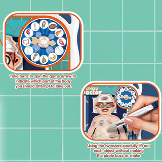 Crazy Doctor Electronic Organ Game – Fun Anatomy Toy for Kids