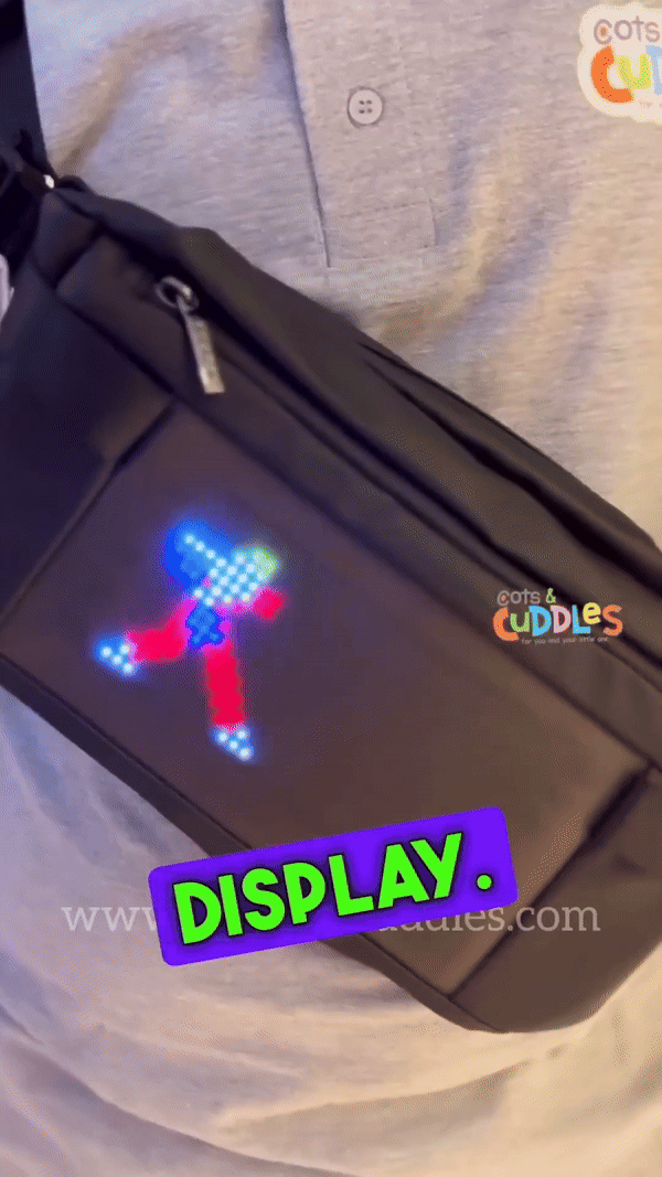 LED Display Crossbody Bag 