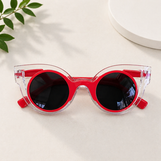 Kids Colorful Round Sunglasses – UV Protection Fun Shades for Boys & Girls