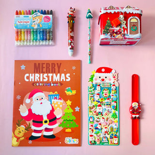 Festive Santa Art & Fun Stationery Kit