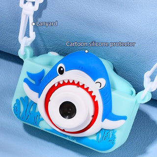 Creatures Capture: Shark -Themed Electronic Camera for Kids with Selfie Camera