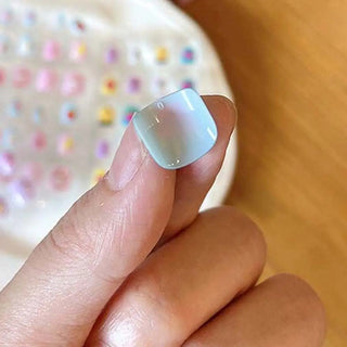 (Pack of 10) Cute Design Attractive Baby False Nail for kids (Prepaid Only)