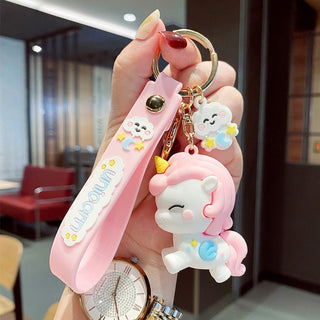 Mermaid and Unicorn Keychain