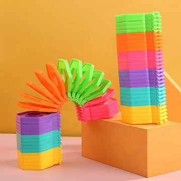 Rainbow Clip Fidget Loop Toy for Kids