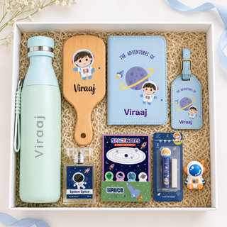 7-Piece Personalised Space Adventure Gift Hamper for Kids (PREPAID ONLY)
