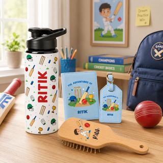 Personalized Cricket Gift Hamper for Boys