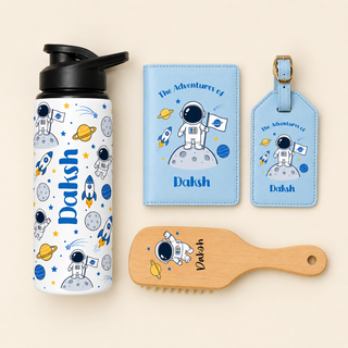Personalized Space Explorer Kids Travel Gift Set