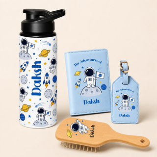 Personalized Space Explorer Kids Travel Gift Set