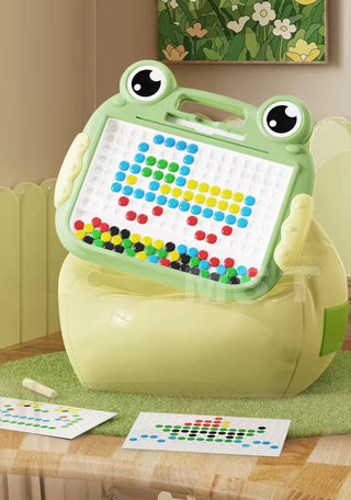 Magnetic Dot Board: Portable Animal Shapes for Creative Fun