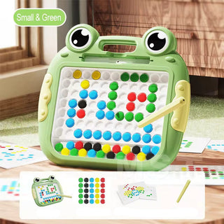Magnetic Dot Board: Portable Animal Shapes for Creative Fun