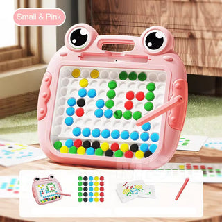 Magnetic Dot Board: Portable Animal Shapes for Creative Fun