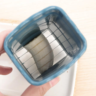 Stainless Steel Fruit Slicer Cup - Perfect for Strawberry, Banana, and More Slicing (Pack of 2)