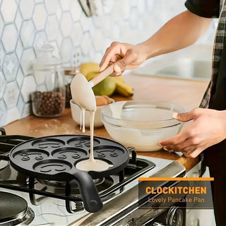 Emoji Design Non-Stick Frying Pan (Black)