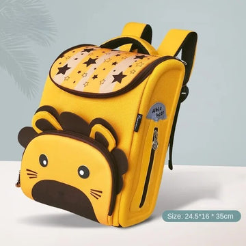 Animal Theme Fully Open Design Kindergarten Backpack for Kids