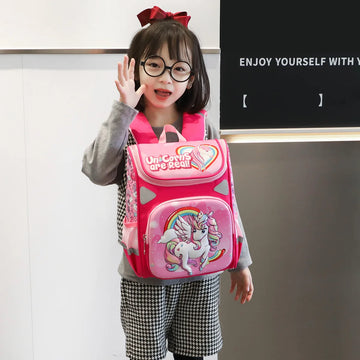 Fully Open Design Kindergarten Backpack for Kids