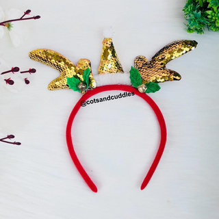 christmas rein deer hair band