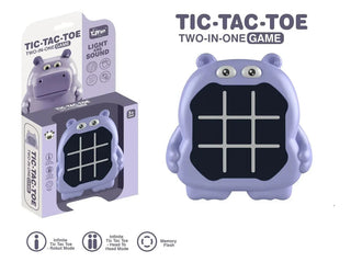 3-in-1 Electronic Tic Tac Toe & Memory Game – Portable Handheld Puzzle Console (Random Colour)