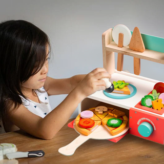 Pretend Play Pizza Station for Kids