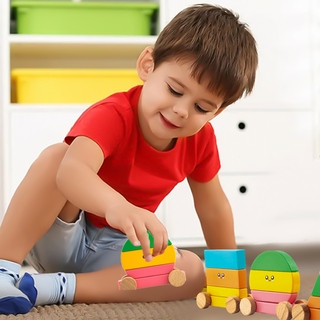 Wooden Magnetic Train for Kids