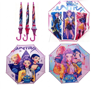 Huntrix Girls Kids Umbrella | Animated Character Print (Random)