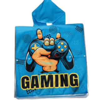 Snuggly Joy: Adorable Cartoon Print Hooded Microfiber Baby Bath Towel