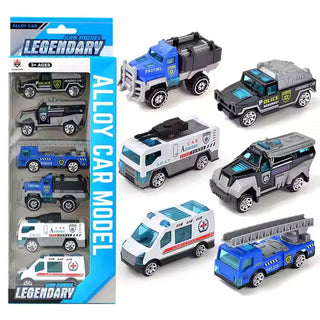 6pc Special Vehicle Alloy Model Car for Kids