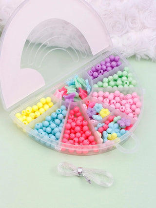(Pack of 12) Rainbow Design Diy Jewellery Making Kit for Return Gift (Prepaid Only)
