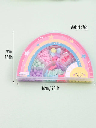 (Pack of 12) Rainbow Design Diy Jewellery Making Kit for Return Gift (Prepaid Only)
