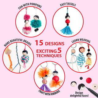 Keychain Dolls - Art and Craft Kit for Girls