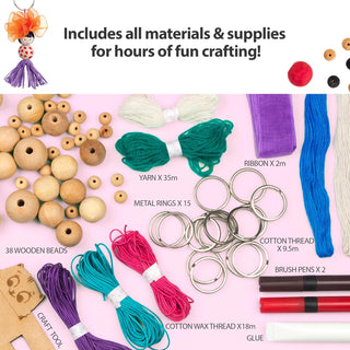 Keychain Dolls - Art and Craft Kit for Girls