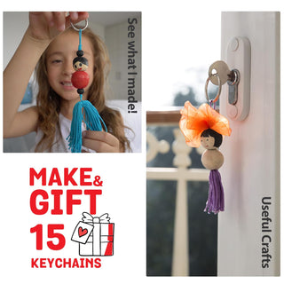 Keychain Dolls - Art and Craft Kit for Girls