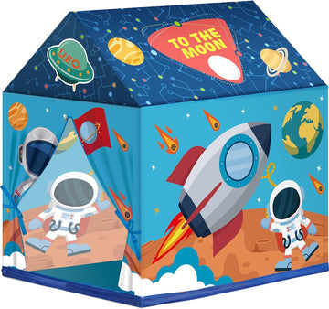 Portable Space-themed Playhouse for Indoor and Outdoor Fun