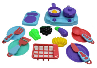 17pc Kids Multicolor Kitchen Set for PlaySet